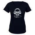 Headphone Skull - Ladies - T-Shirt