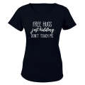 Free Hugs - Just Kidding - Ladies - T-Shirt