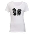 Mr & Mrs - Skulls - Ladies - T-Shirt