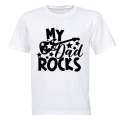 My Dad is Rocks - Guitar - Kids T-Shirt