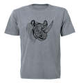 Rhino Illustration - Adults - T-Shirt