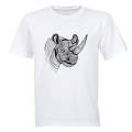 Rhino Illustration - Adults - T-Shirt