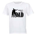World's Best Dad - Silhouette - Adults - T-Shirt