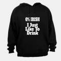 0% Irish - St. Patricks - Hoodie