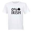 0% Irish - Adults - T-Shirt