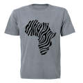 Africa - Zebra Print - Adults - T-Shirt