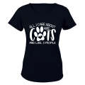 All I Care About Are Cats - Ladies - T-Shirt