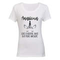 Aunticorn - More Awesome - Ladies - T-Shirt