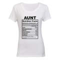 AUNT - Nutrition Facts - Ladies - T-Shirt