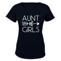 Aunt of Girls - Ladies - T-Shirt