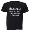 Awesome Ends In "ME" - Kids T-Shirt