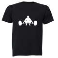 Barbell Weightlifting - Adults - T-Shirt