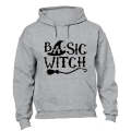 Basic Witch - Broom - Halloween - Hoodie