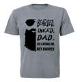 Bearded. Inked. DAD - Adults - T-Shirt