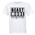 Beast Mode Activated - Adults - T-Shirt
