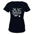 Believe - Christmas Bell - Ladies - T-Shirt