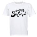 Believe - Christmas - Adults - T-Shirt