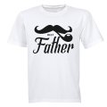 Best Father - Mustache - Adults - T-Shirt