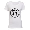 Big sis - Circular Design - Ladies - T-Shirt