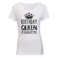 Birthday Queen in Quarantine - Ladies - T-Shirt