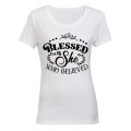 Blessed is She who Believed - Ladies - T-Shirt