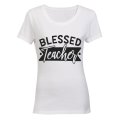 Blessed Teacher - Ladies - T-Shirt