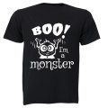 BOO, I'm a Monster - Halloween - Kids T-Shirt