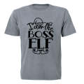 Boss Elf - Christmas - Adults - T-Shirt