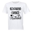 Boyfriend. Fiance. Husband - Adults - T-Shirt