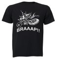 BRAAAP - Biker - Adults - T-Shirt