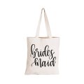 Bridesmaid - Feminine Font - Eco-Cotton Natural Fibre Bag