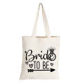 Bride to Be - Ring - Eco-Cotton Natural Fibre Bag