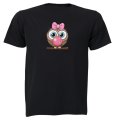 Bubblegum Owl - Kids T-Shirt