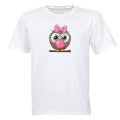 Bubblegum Owl - Kids T-Shirt