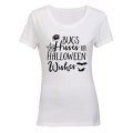 Bugs, Hisses, Halloween Wishes - Ladies - T-Shirt