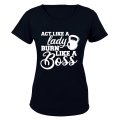 Burn Like a Boss - Gym - Ladies - T-Shirt