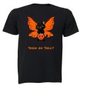 Butterfly Cat - Halloween - Kids T-Shirt