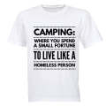 Camping - Small Fortune - Adults - T-Shirt
