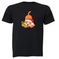 Christmas Candy Cane Dog - Kids T-Shirt