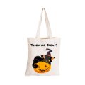 Cat on a Pumpkin - Eco-Cotton Trick or Treat Bag