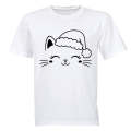Christmas Cat - Kids T-Shirt