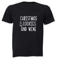 Cookies & Wine - Christmas - Adults - T-Shirt