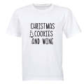 Cookies & Wine - Christmas - Adults - T-Shirt