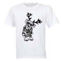 Christmas Reindeer Dog - Adults - T-Shirt