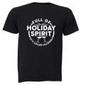 Christmas Spirit - Alcohol - Adults - T-Shirt
