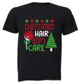 Christmas Hair, Don't Care - Kids T-Shirt