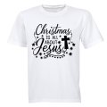 Christmas is All About Jesus - Adults - T-Shirt