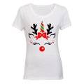 Christmas Reindeer - Ladies - T-Shirt