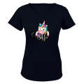 Coffee Unicorn - Ladies - T-Shirt