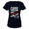 Coffee, What Santa Really Wants - Christmas - Ladies - T-Shirt